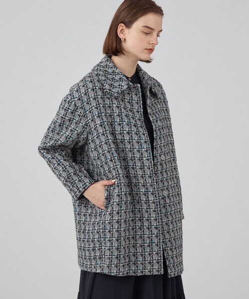 楽天市場】【SALE／30%OFF】ウールボア ステンカラーコート