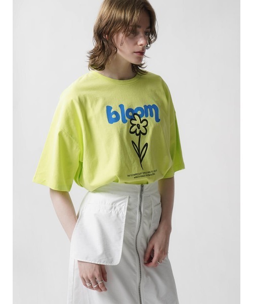 :ETHROF(イーサオブ)の「3D GRAPHIC T-SHIRT (FLOWER)(Tシャツ/カットソー・レディース・オフホワイト/ブルー/グリーン・FREE)」の17枚目の写真