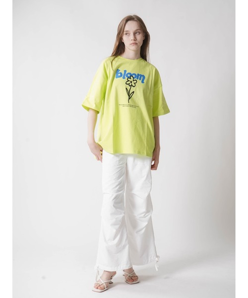 :ETHROF(イーサオブ)の「3D GRAPHIC T-SHIRT (FLOWER)(Tシャツ/カットソー・レディース・オフホワイト/ブルー/グリーン・FREE)」の12枚目の写真