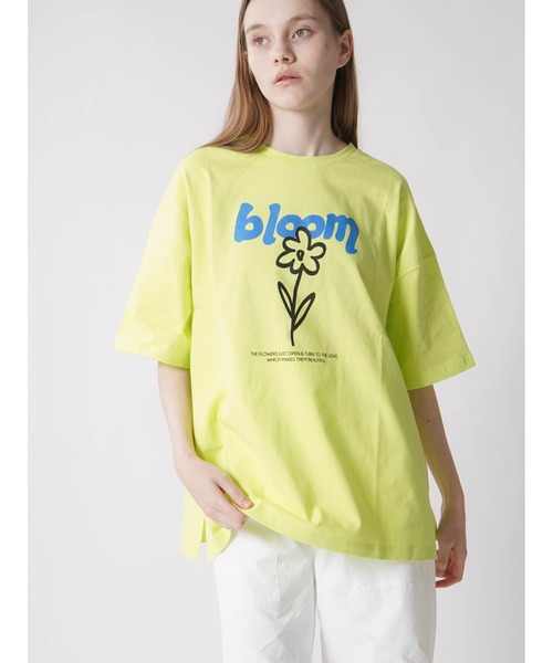 :ETHROF(イーサオブ)の「3D GRAPHIC T-SHIRT (FLOWER)(Tシャツ/カットソー・レディース・オフホワイト/ブルー/グリーン・FREE)」の14枚目の写真