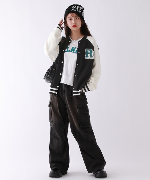 repipi armario（レピピ アルマリオ）の「ワッペンニットスタジャン（その他トップス・キッズ・ブラウン/ブラック/ブルー・SMALL/MEDIUM/LARGE）」の15枚目の写真