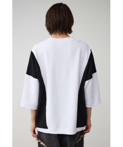 AZUL by moussy(アズールバイマウジー)の「スウィッチングジャージートップス(Tシャツ/カットソー・メンズ・ブラック/ブラック系その他/ホワイト系その他・FREE)」の17枚目の写真