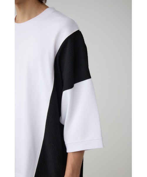 AZUL by moussy(アズールバイマウジー)の「スウィッチングジャージートップス(Tシャツ/カットソー・メンズ・ブラック/ブラック系その他/ホワイト系その他・FREE)」の15枚目の写真