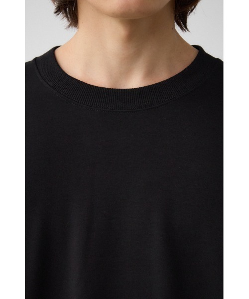 AZUL by moussy(アズールバイマウジー)の「スウィッチングジャージートップス(Tシャツ/カットソー・メンズ・ブラック/ブラック系その他/ホワイト系その他・FREE)」の7枚目の写真
