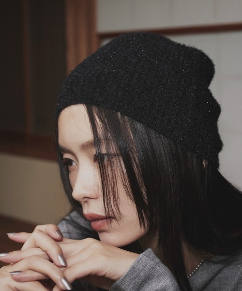 ラメニットビーニー（ニットキャップ/ビーニー）｜hellam（へラム）の