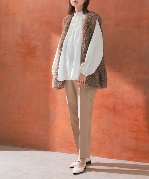 URBAN RESEARCH ROSSO WOMEN（アーバンリサーチ　ロッソ）の「3サイズストレッチスティックパンツ（その他パンツ・レディース・ブラック/ベージュ・38/36/34）」の7枚目の写真