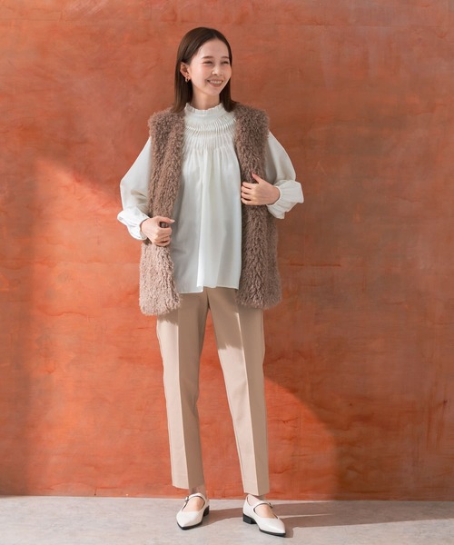 URBAN RESEARCH ROSSO WOMEN（アーバンリサーチ　ロッソ）の「3サイズストレッチスティックパンツ（その他パンツ・レディース・ブラック/ベージュ・38/36/34）」の8枚目の写真