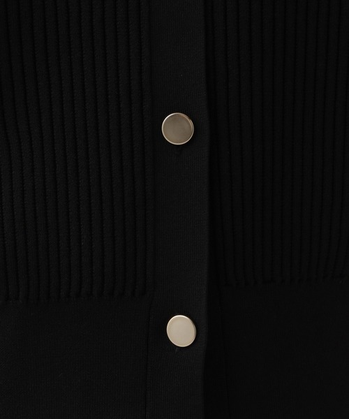 Elura（エルーラ）の「編地変化2WAYカーディガン/133622（カーディガン/ボレロ・レディース・ブラック/ブラウン・FREE）」の21枚目の写真