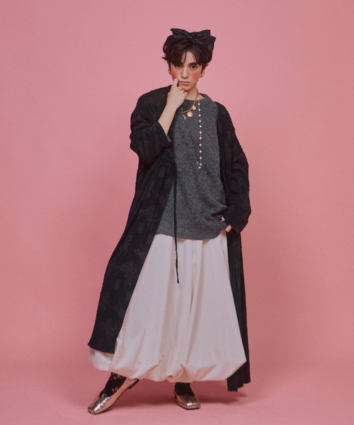 【希少】ジュンヤワタナベマンピンク　スタッズバルーンスカート　黒　Sサイズ 洗える】ヴィンテージライトタフタ バルーン スカート