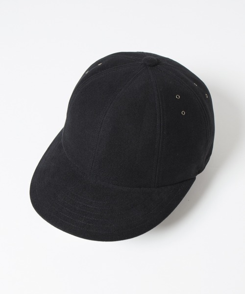 RACAL（ラカル）の「Soft Cotton Dobby-Cloth 8Panel Cap / ソフトコットンドビークロス8パネルキャップ（キャップ・メンズ・アイボリー/ブラック・FREE）」の7枚目の写真