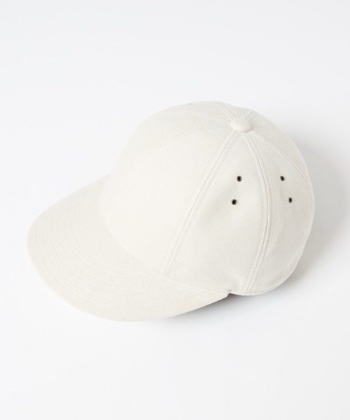 RACAL（ラカル）の「Soft Cotton Dobby-Cloth 8Panel Cap / ソフトコットンドビークロス8パネルキャップ（キャップ・メンズ・アイボリー/ブラック・FREE）」の9枚目の写真