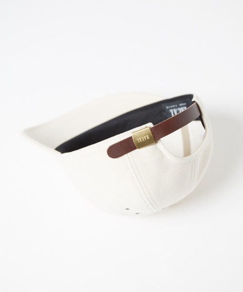 RACAL（ラカル）の「Soft Cotton Dobby-Cloth 8Panel Cap / ソフトコットンドビークロス8パネルキャップ（キャップ・メンズ・アイボリー/ブラック・FREE）」の11枚目の写真