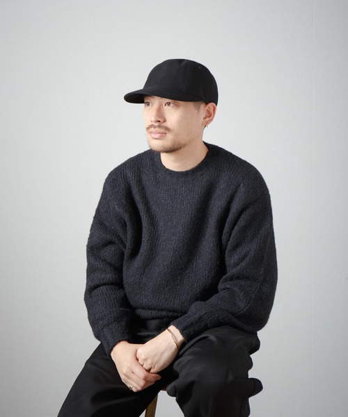 RACAL（ラカル）の「Soft Cotton Dobby-Cloth 8Panel Cap / ソフトコットンドビークロス8パネルキャップ（キャップ・メンズ・アイボリー/ブラック・FREE）」の15枚目の写真