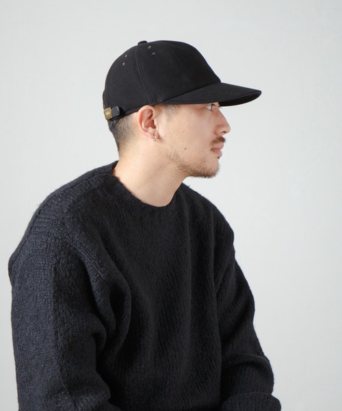 RACAL（ラカル）の「Soft Cotton Dobby-Cloth 8Panel Cap / ソフトコットンドビークロス8パネルキャップ（キャップ・メンズ・アイボリー/ブラック・FREE）」の18枚目の写真