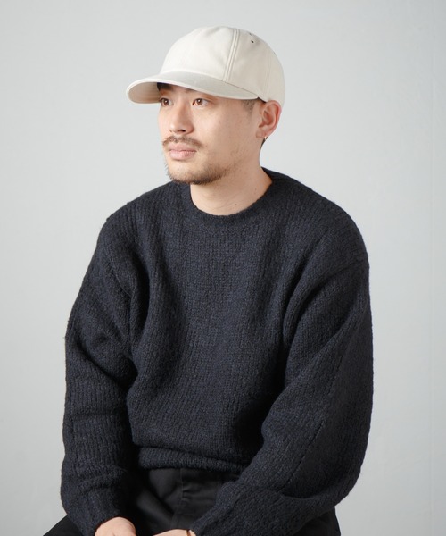 RACAL（ラカル）の「Soft Cotton Dobby-Cloth 8Panel Cap / ソフトコットンドビークロス8パネルキャップ（キャップ・メンズ・アイボリー/ブラック・FREE）」の21枚目の写真