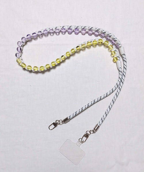 Q（キュー）の「コードビーズショルダー（スマホグッズ・レディース・ホワイト/ブルー/ブラック・ONE SIZE）」の11枚目の写真