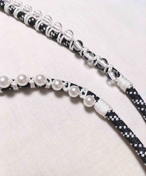 Q（キュー）の「コードビーズショルダー（スマホグッズ・レディース・ホワイト/ブルー/ブラック・ONE SIZE）」の9枚目の写真