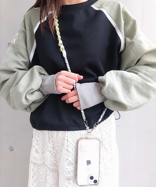 Q（キュー）の「コードビーズショルダー（スマホグッズ・レディース・ホワイト/ブルー/ブラック・ONE SIZE）」の13枚目の写真