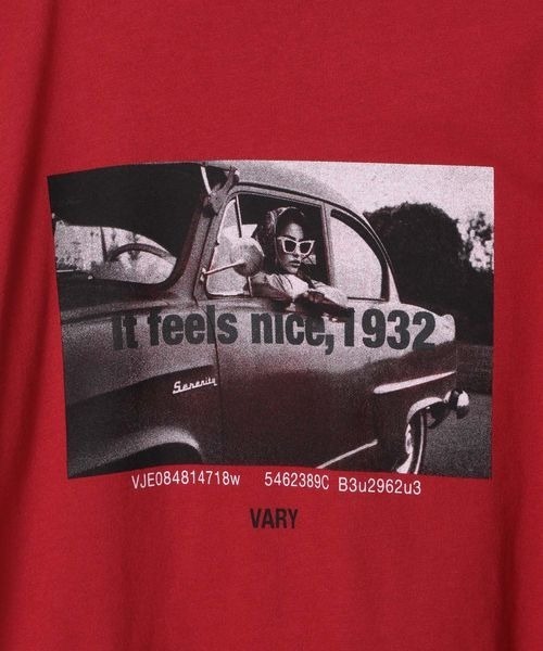 JEANASIS(ジーナシス)の「フォトグラフィックプリントロンTEE/211041(Tシャツ/カットソー・レディース・グレー系その他/ホワイト系その他/レッド系その他・FREE)」の9枚目の写真