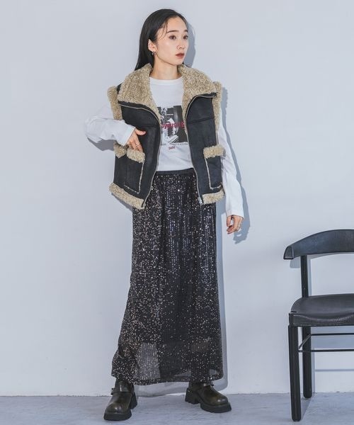 JEANASIS(ジーナシス)の「フォトグラフィックプリントロンTEE/211041(Tシャツ/カットソー・レディース・グレー系その他/ホワイト系その他/レッド系その他・FREE)」の18枚目の写真