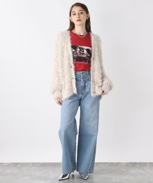 JEANASIS(ジーナシス)の「フォトグラフィックプリントロンTEE/211041(Tシャツ/カットソー・レディース・グレー系その他/ホワイト系その他/レッド系その他・FREE)」の14枚目の写真