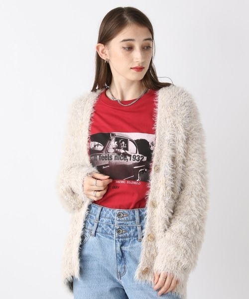 JEANASIS(ジーナシス)の「フォトグラフィックプリントロンTEE/211041(Tシャツ/カットソー・レディース・グレー系その他/ホワイト系その他/レッド系その他・FREE)」の15枚目の写真