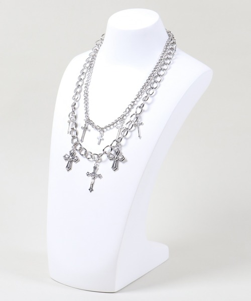 [Numbering]#3729 MiNi◆クロスネックレスUniSex(2色) 3729 - NUMBERING