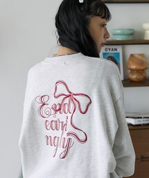 FREAK'S STORE | リボンメッセージスウェット(スウェット)