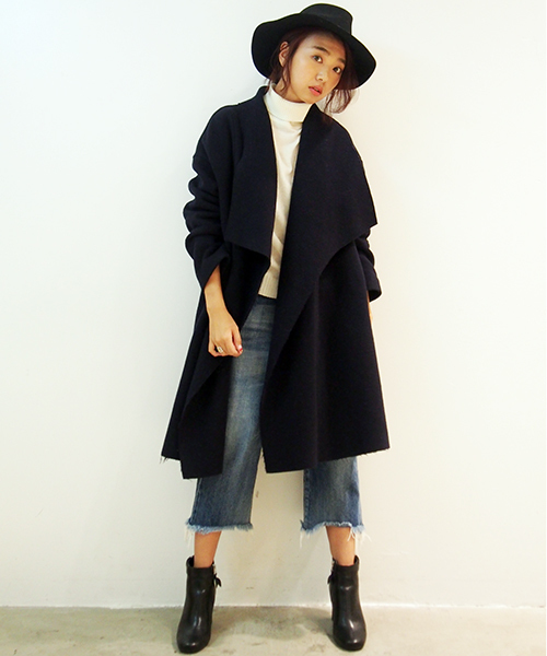 Ungrid アングリッド の Lady Like ﾀﾞﾌﾞﾙﾌｪｲｽｳｰﾙｶﾞｳﾝｺｰﾄ その他