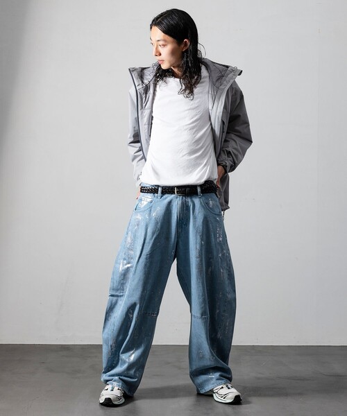サイズL FREAK'S STORE 宮戸フィルムコラボ　ダブルニーパンツ 数量限定 在庫処分セール」 サイズL FREAK'S STORE 宮戸フィルム