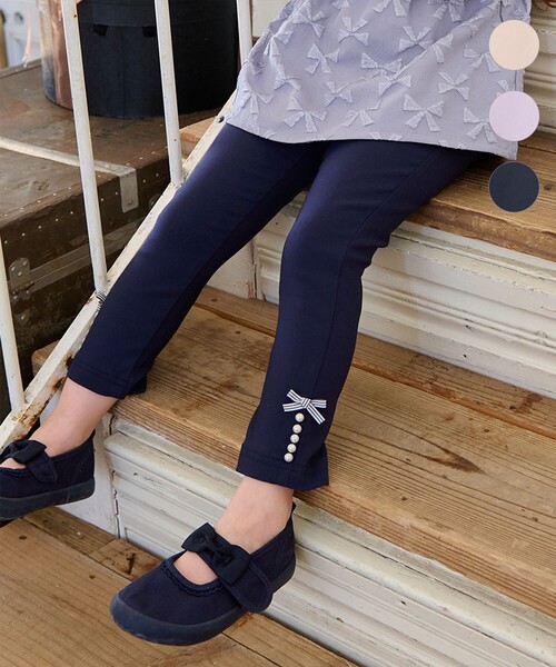 ANY（エニィ）の「7days裏起毛ガーリーパンツ（その他パンツ・キッズ・ベージュ系/ライラック系/ネイビー系・110/120/130）」の3枚目の写真