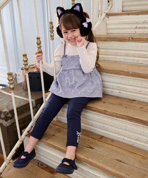 ANY（エニィ）の「7days裏起毛ガーリーパンツ（その他パンツ・キッズ・ベージュ系/ライラック系/ネイビー系・110/120/130）」の11枚目の写真