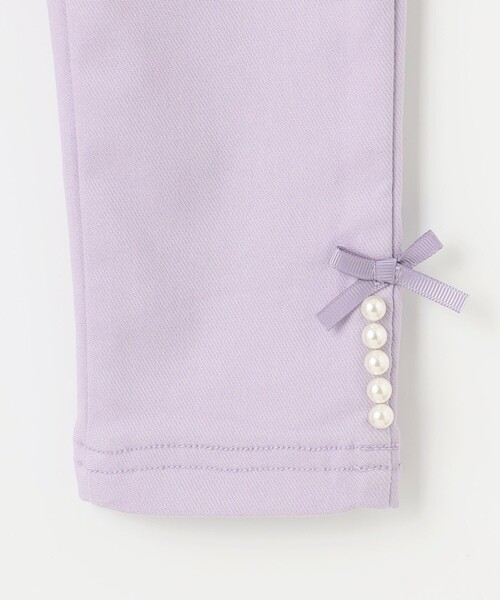 ANY（エニィ）の「7days裏起毛ガーリーパンツ（その他パンツ・キッズ・ベージュ系/ライラック系/ネイビー系・110/120/130）」の8枚目の写真