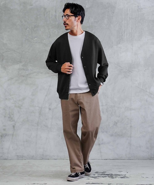 jiggys shop(ジギーズショップ)の「ダブルフェイスウォッシャブルカーディガン(カーディガン/ボレロ・メンズ・チャコールグレー/グレー系その他/ブラック・X-LARGE/LARGE/MEDIUM)」の22枚目の写真