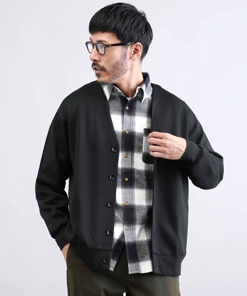 jiggys shop(ジギーズショップ)の「ダブルフェイスウォッシャブルカーディガン(カーディガン/ボレロ・メンズ・チャコールグレー/グレー系その他/ブラック・X-LARGE/LARGE/MEDIUM)」の21枚目の写真