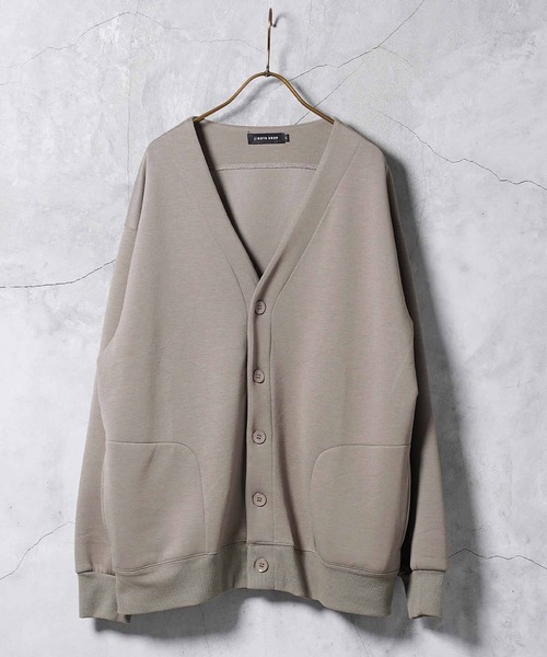 jiggys shop(ジギーズショップ)の「ダブルフェイスウォッシャブルカーディガン(カーディガン/ボレロ・メンズ・チャコールグレー/グレー系その他/ブラック・X-LARGE/LARGE/MEDIUM)」の9枚目の写真