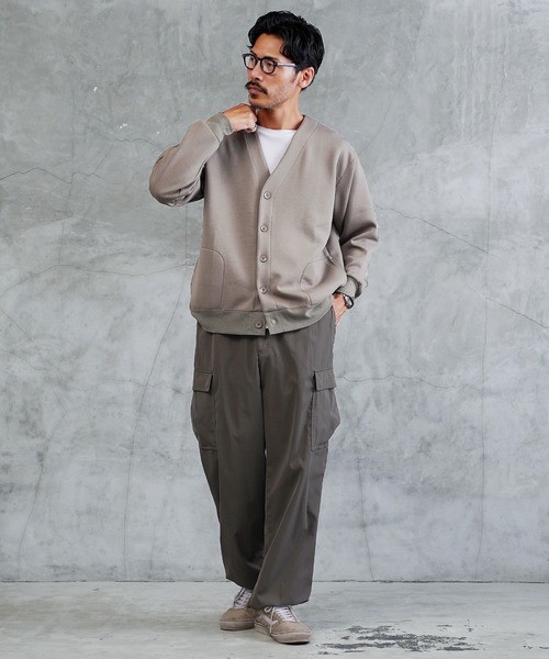 jiggys shop(ジギーズショップ)の「ダブルフェイスウォッシャブルカーディガン(カーディガン/ボレロ・メンズ・チャコールグレー/グレー系その他/ブラック・X-LARGE/LARGE/MEDIUM)」の11枚目の写真