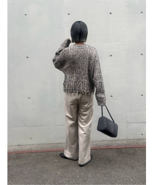 LAATO（ラート）の「fringe lame knit po（ニット/セーター・レディース・モカ/ブラック系その他・FREE）」の18枚目の写真