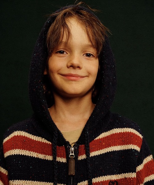 ストライプニットカーディガン KS0670【Moromoro2】【2024AW】（ニット