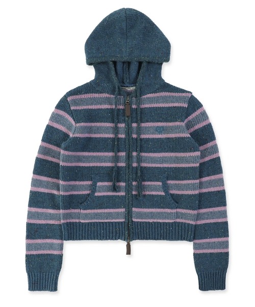 ストライプニットカーディガン KS0670【Moromoro2】【2024AW】（ニット