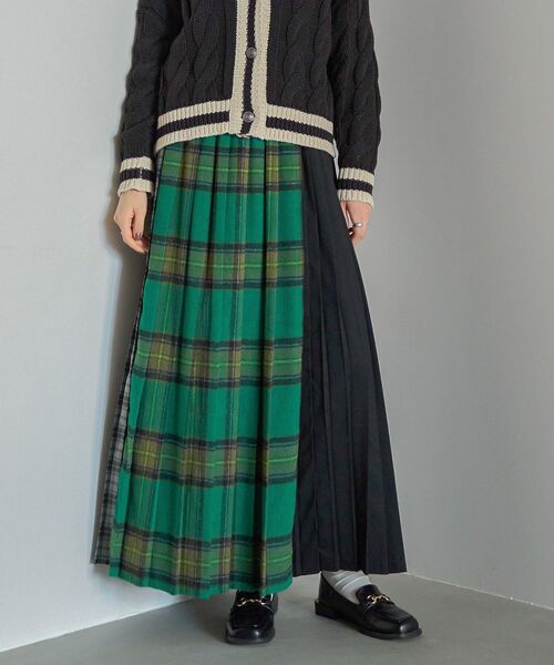 AMERICAN HOLIC（アメリカンホリック）の「シャギーチェックプリーツスカート（スカート・レディース・ブルー/グリーン/イエロー/マスタード・M/L）」の20枚目の写真