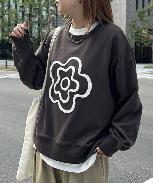 CPCM（シーピーシーエム）の「アソート裏起毛サガラ刺繍スウェット（T