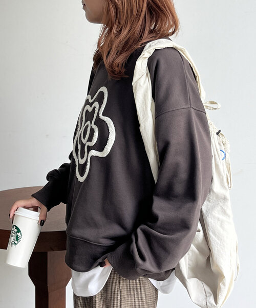 CPCM（シーピーシーエム）の「アソート裏起毛サガラ刺繍スウェット（T