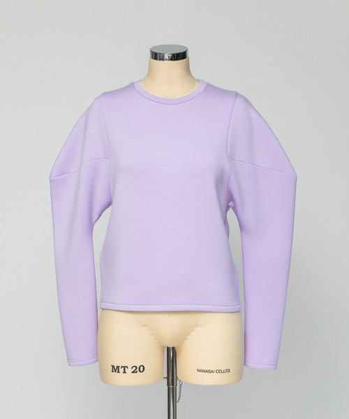 WCJ(ダブルシージェイ)の「Cardboard Tops(Tシャツ/カットソー・レディース・ライム/ライトパープル/ブラック/オフホワイト・FREE)」の4枚目の写真