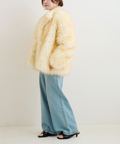 U by SPICK&SPAN（ユーバイスピックアンドスパン）の「フェイクファー