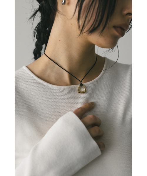 STYLEMIXER（スタイルミキサー）の「コードモチーフネックレス（ネックレス・レディース・ゴールド/シルバー・FREE）」の7枚目の写真
