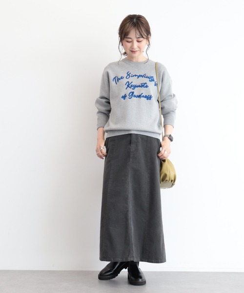 AVENIRETOILE バイカラーミラノリブニットプルオーバー/NAVY/38 新作入荷情報〈バイカラーミラノリブペプラムニットプルオーバー