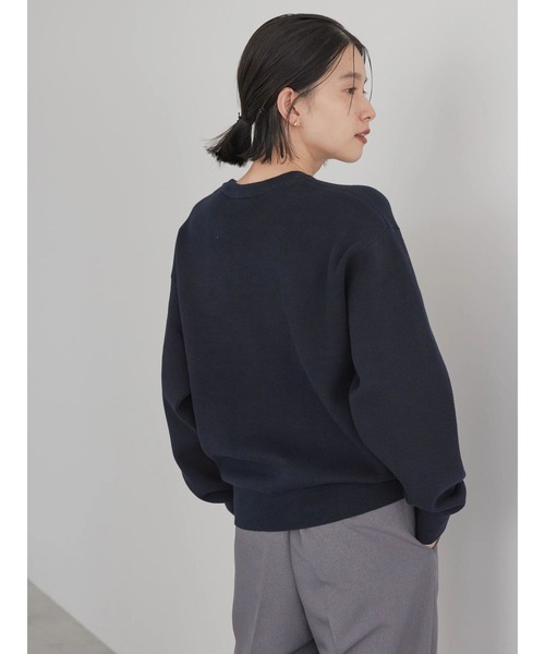 AMERICAN HOLIC（アメリカンホリック）の「【WEB限定】サガラ刺繍ミラノリブニットプルオーバー（ニット/セーター・レディース・ネイビー/パープル/杢グレー・M/L）」の21枚目の写真