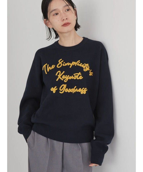 45rpm★40s 50s 復刻 サガラ刺繡 レタードニット★アワードセーター レディース 秋 サマーニット/40代50代からのファッション通販