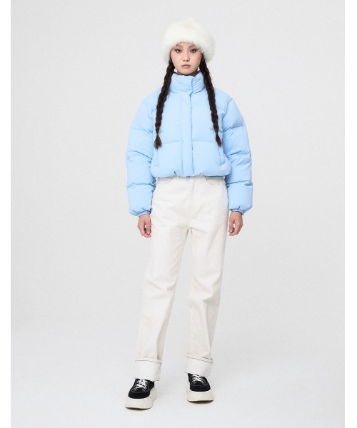 87mm（87mm）の「Mmlg／PUFFERダウンジャケット（ダウンジャケット/コート・レディース・ラベンダー/ブラウン/ブルー/ブラック・FREE）」の7枚目の写真